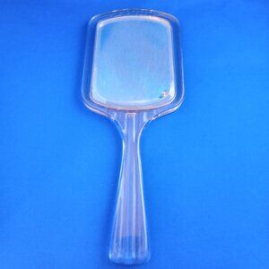 Vintage Jewelite 1035 USA Lucite Vanity Two-sided Hand Mirror